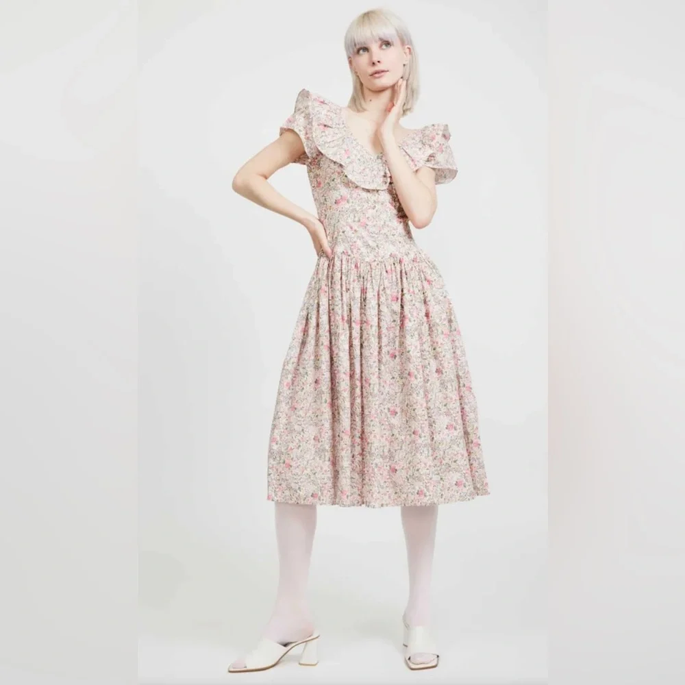 NWT - Batsheva - Rowena Ileang Dress - Size 0 - Picture 4 of 10